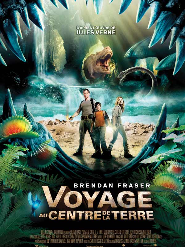 Jaquette Voyage au centre de la Terre