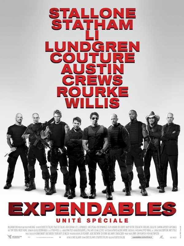 Jaquette Expendables : unité spéciale