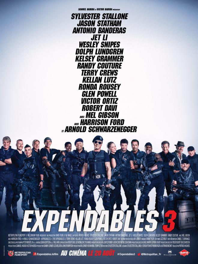 Jaquette Expendables 3