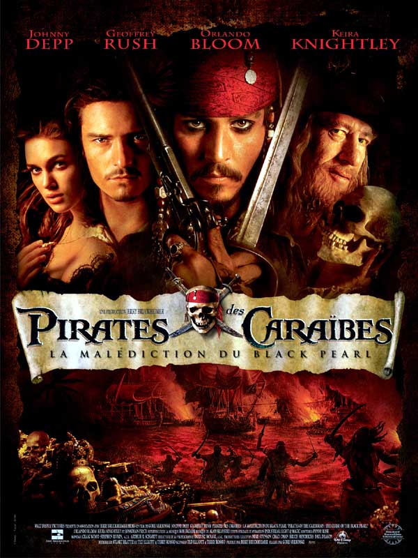 Jaquette Pirates des Caraïbes : La Malédiction du Black Pearl