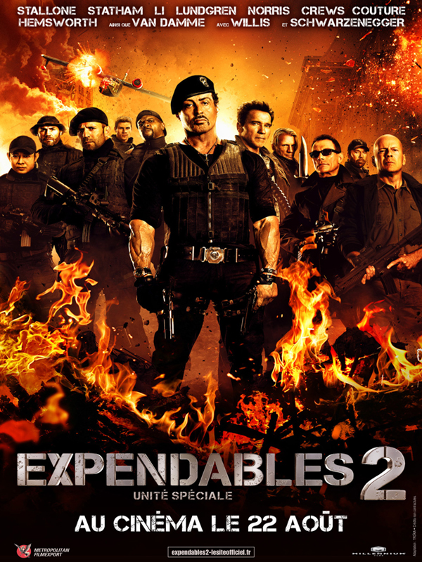 Jaquette Expendables 2: unité spéciale