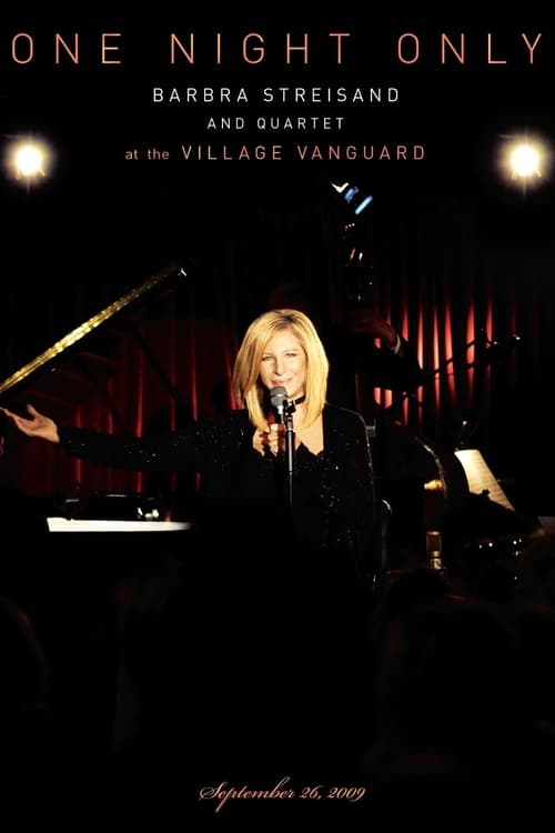 Jaquette Barbra Streisand - One Night Only