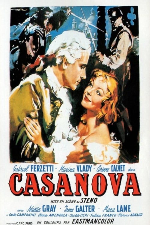 Jaquette Le avventure di Giacomo Casanova