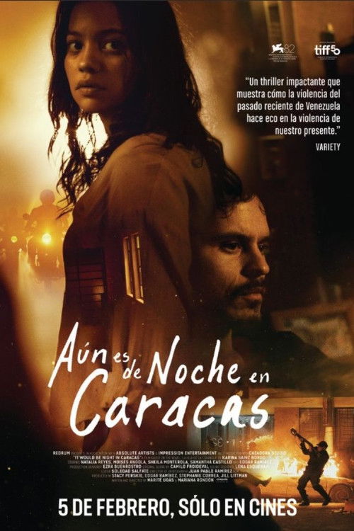 Jaquette Aún es de Noche en Caracas