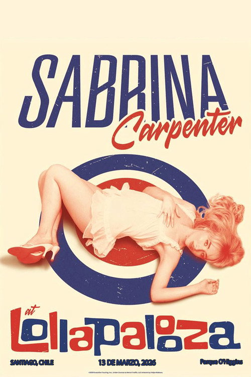 Jaquette Sabrina Carpenter Live at Lollapalooza Chile