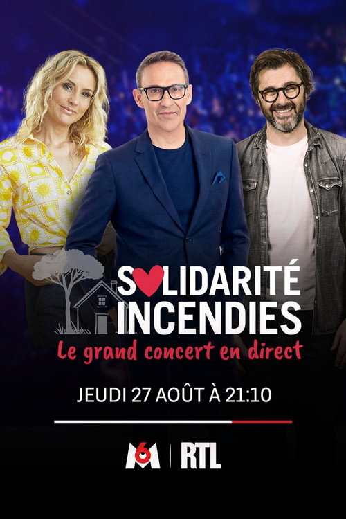 Jaquette Solidarité Incendies - Le Grand Concert en direct