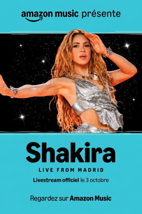 Jaquette Shakira Live from Madrid