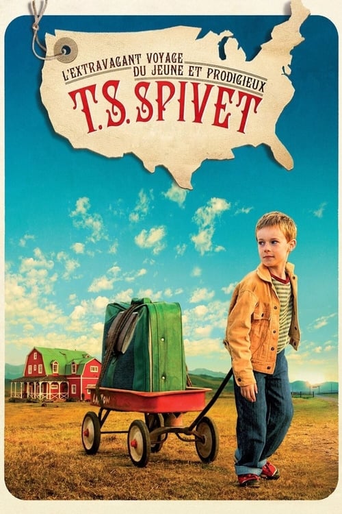 Jaquette L'Extravagant voyage du jeune et prodigieux T.S. Spivet