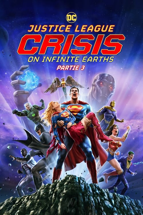 Jaquette Justice League : Crisis on Infinite Earths Partie 3