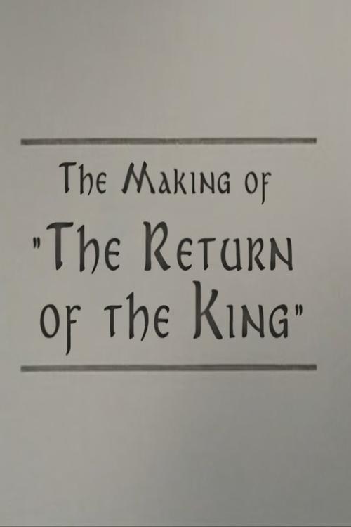 Jaquette A Filmmaker's Journey: Making 'The Return of the King'
