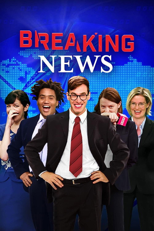 Jaquette Breaking News: No Laugh Newsroom